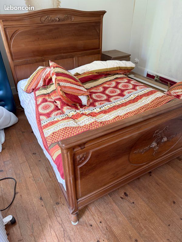 Lit en bois 150cm (image 3)