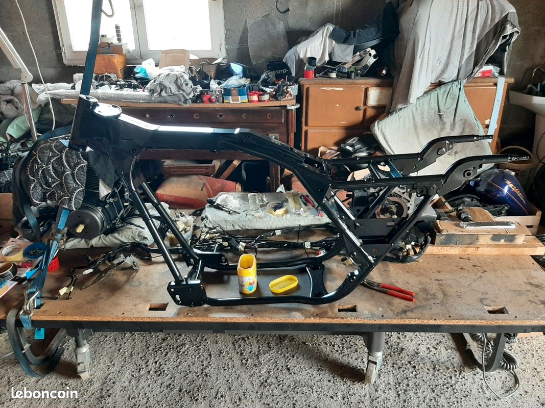 Cadre avec cg harley road king (image 2)