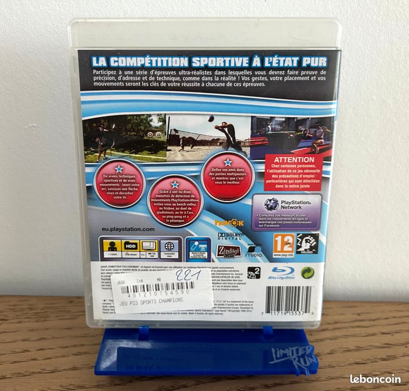 SPORTS CHAMPIONS - PS3 - PlayStation 3 - PAL FR - Complet (image 2)