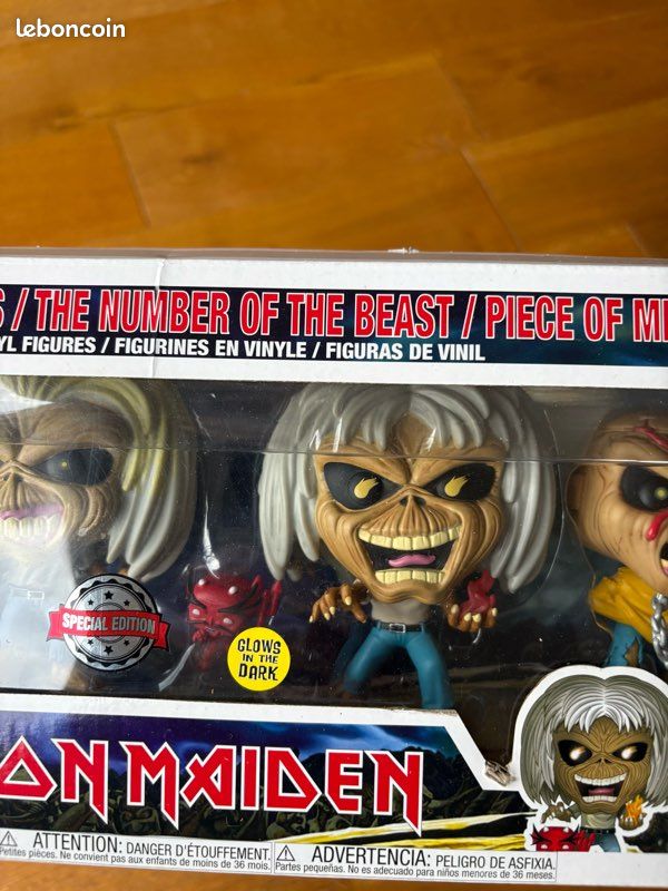 Lot De 4 Figurines Funko Pop! – Eddie Iron Maiden – Occasion