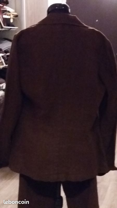 Ensemble en lin marron (image 1)