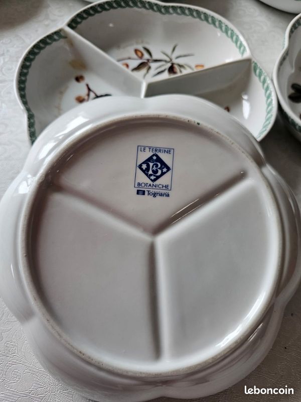 Coupelles porcelaine terrine Botaniche (image 3)