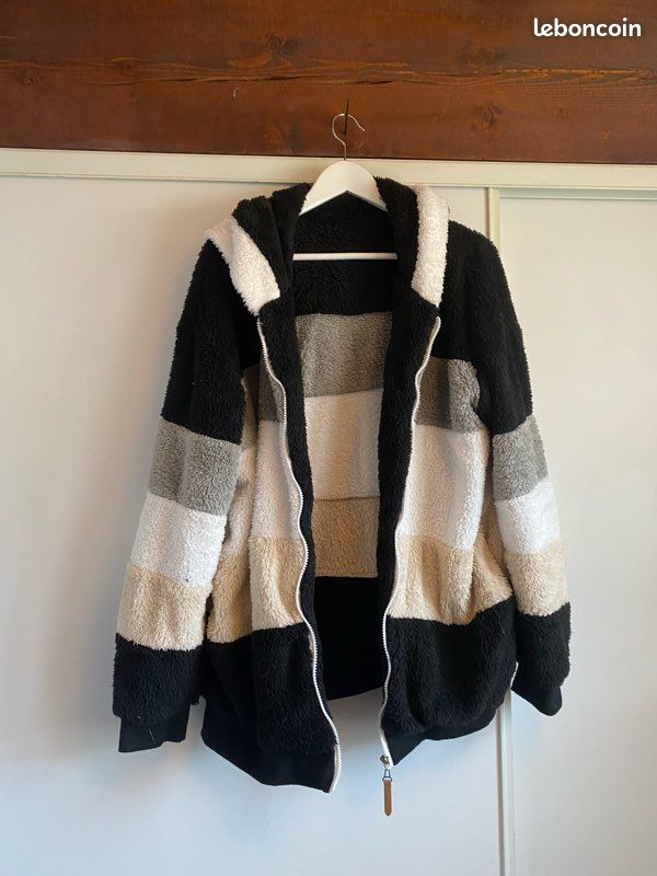 Gilet doudou noir T46 (image 1)