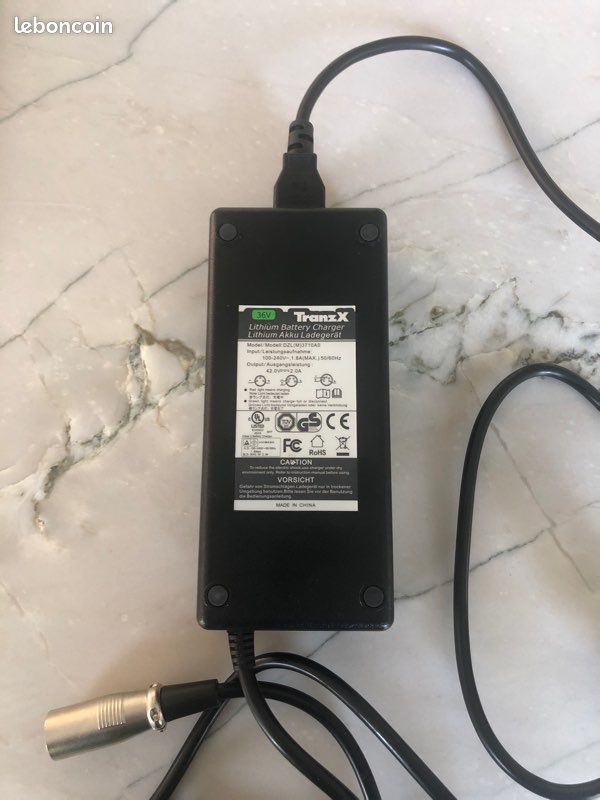 Chargeur vélo électrique 42V 2A prix 28 - Équipements vélos