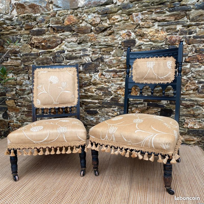 Chaises anciennes , chaises à nourrice XIXe (image 13)
