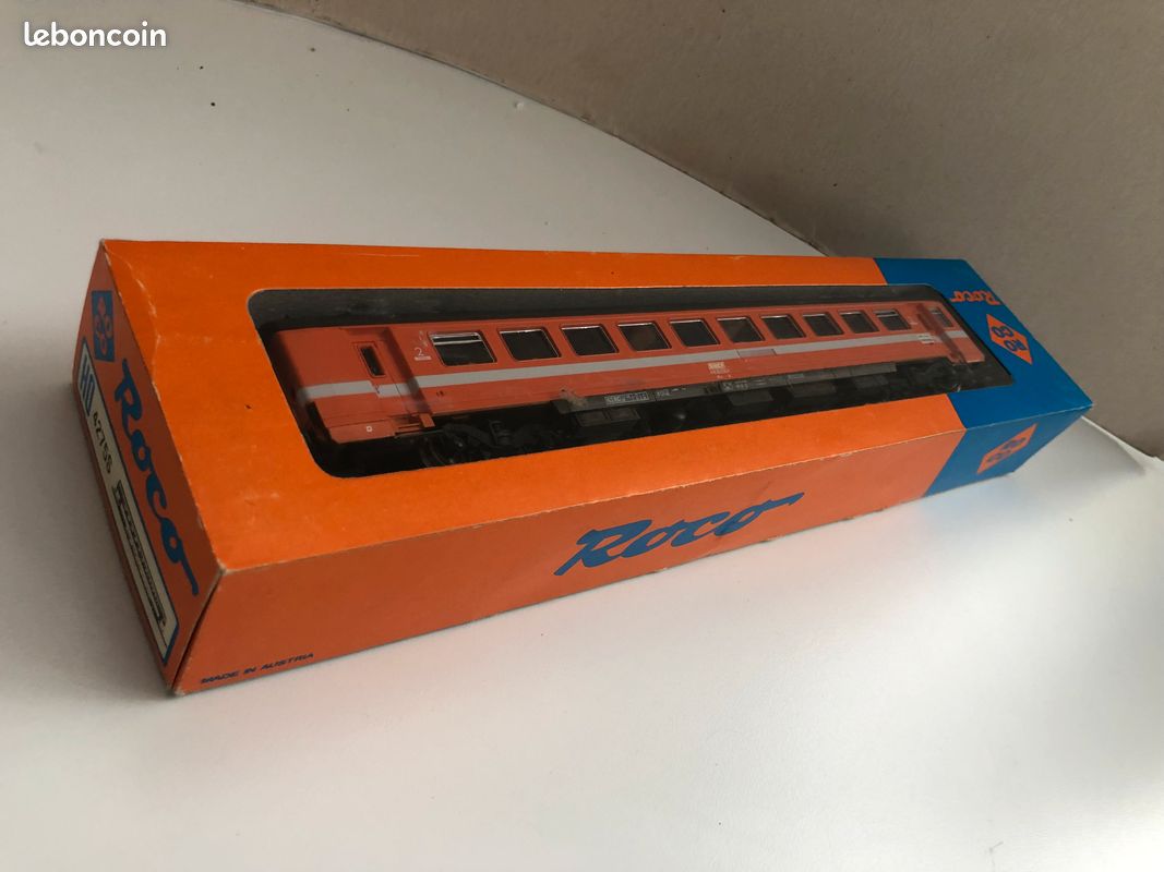 Wagon Mixte Fourgon/2e Classe DB Roco 4255 – échelle HO, Occasion Avec Boîte D'usage