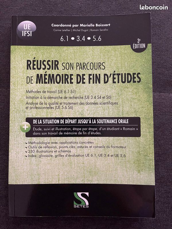 Livre Mémoire de fin d’étude (image 1)