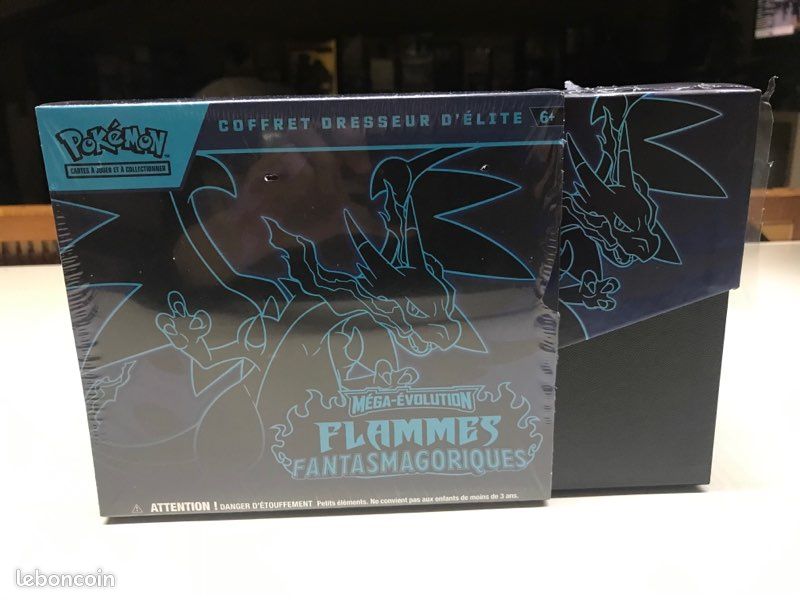Etb vide Dracaufeu Flammes Fanstasmagorique pour ranger cartes Pokemon (image 6)