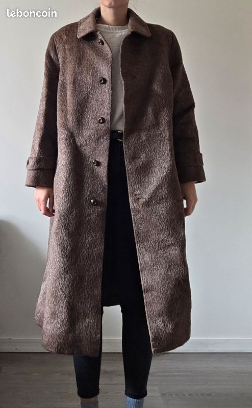 Manteau vintage laine lama (image 6)