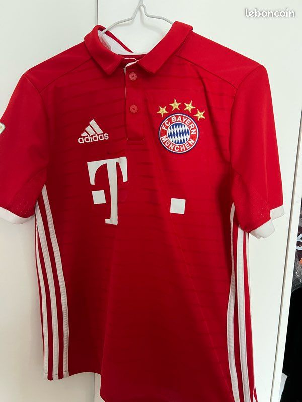 Maillot Domicile Bayern Munich Adidas – Taille 14 Ans – Neuf