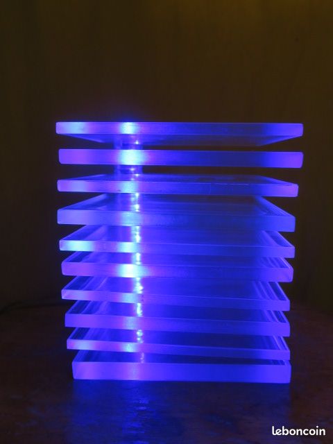 Jolie Lampe déco en plexi - Vintage Ikea 1980 (image 3)