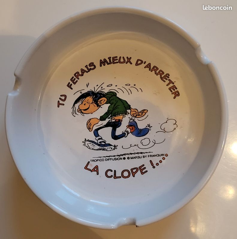FIGURINE GASTON LAGAFFE ET SON TAXI FIAT REF 80269 | Au Collectionneur