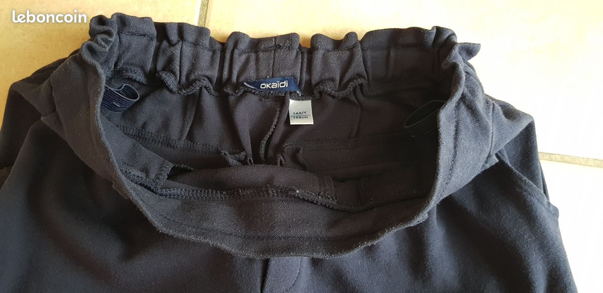 Pantalon bleu marine (image 3)