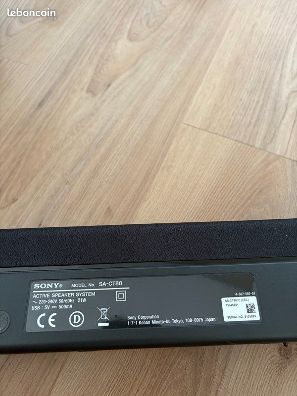 Barre de son + caisson de basses SONY (image 5)