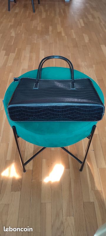 Sac à main cuir rigide-sans marque (image 4)