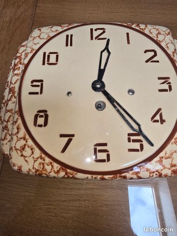 YOAI Horloge Murale Cuisine Rétro Silencieuse 30 Cm - Style Antique Bois Sans Tic-Tac - Idéale Salon, Cuisine Ou Bureau