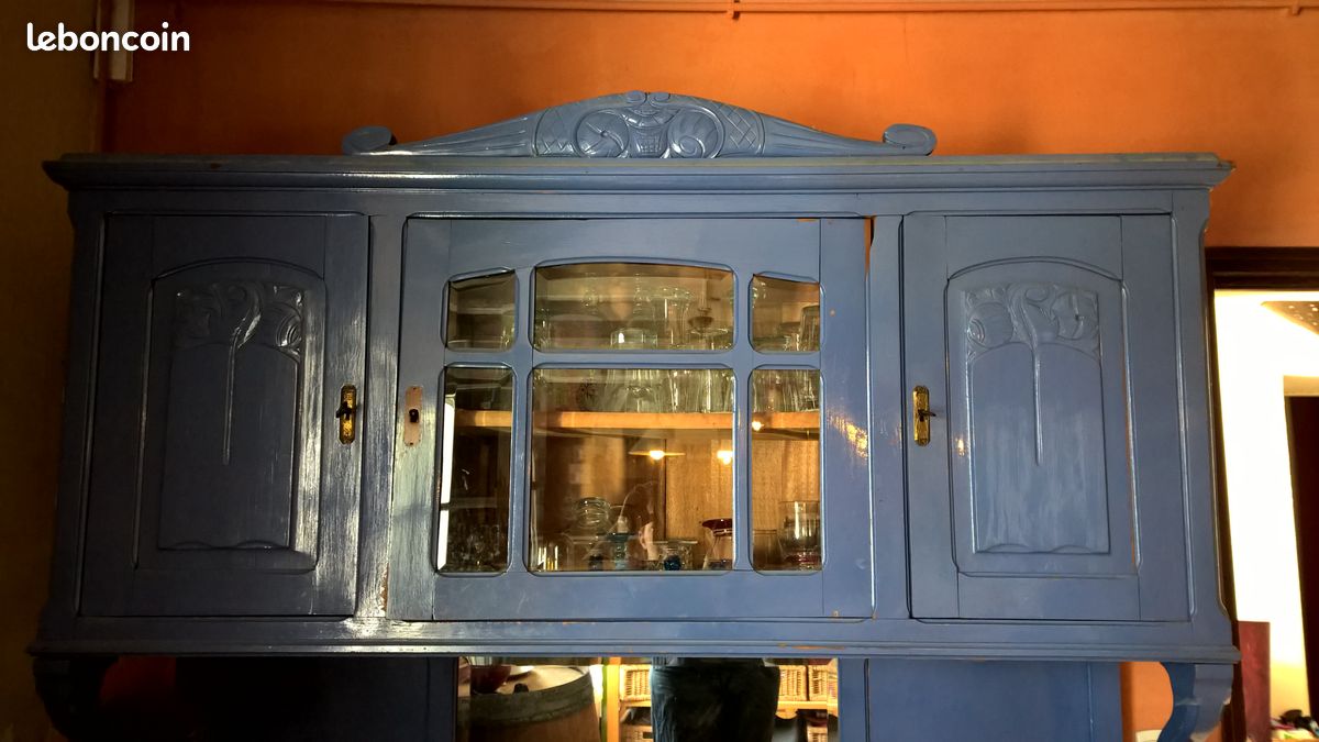 Beau vaisselier en bois, ancien et original (image 1)