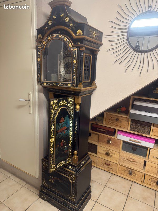 Comtoise horloge pendule décoration chinoiseries équipement