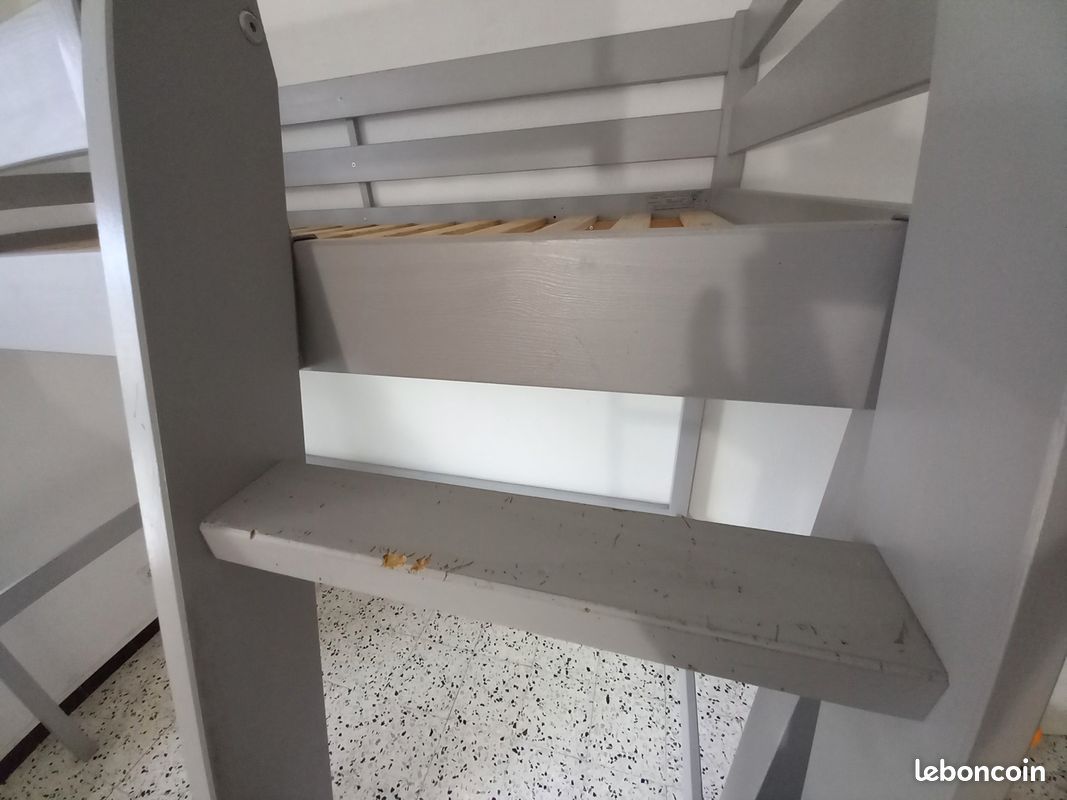 Lit mezzanine + matelas (image 3)