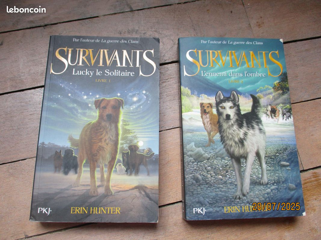Survivants, Erin Hunter, tomes 1 et 2 (image 1)