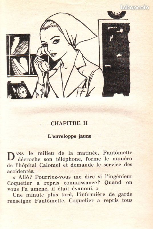 Fantomette contre la main jaune ( livre occasion en très bon état ) (image 6)