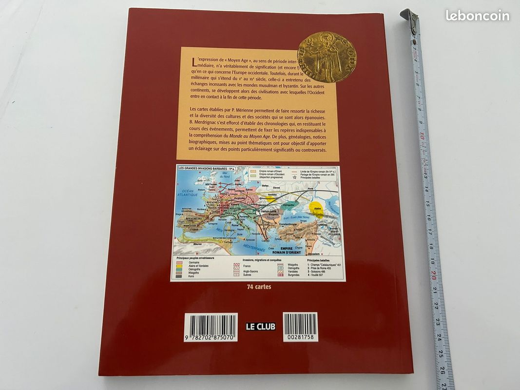 Livre Histoire Le monde au Moyen Âge Bernard MERDRIGNAC Patrick MERIENNE (image 3)