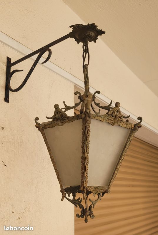 Lanterne en bronze ancienne (image 2)