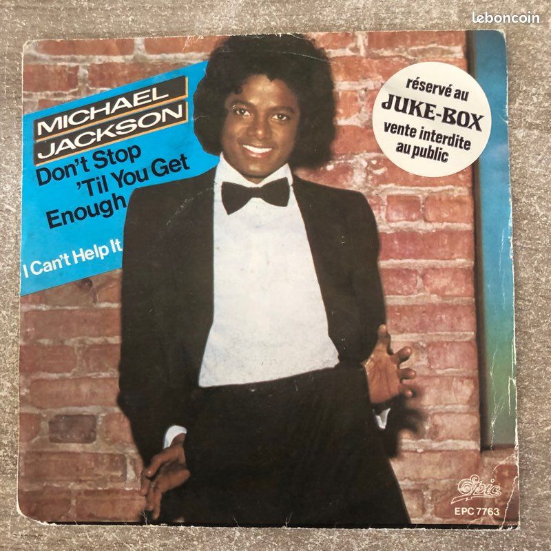 Michael Jackson don’t stop enough 45T jukebox (image 1)