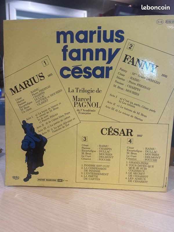Vintage vinyle la trilogie Pagnol (image 2)