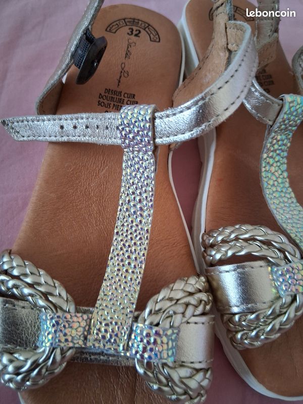 Des sandales en cuir pour fille taille 32 ,Stella Tempa (image 3)