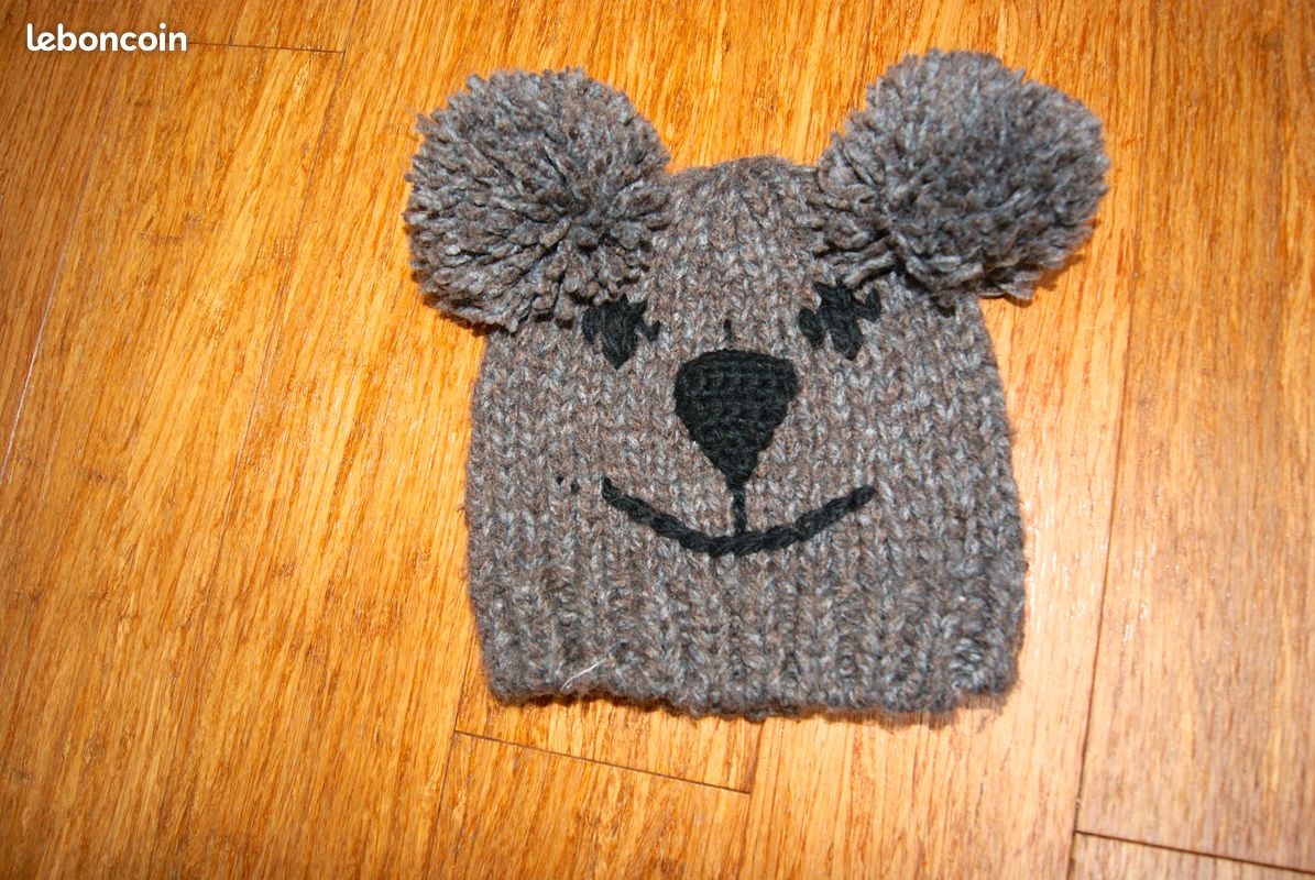 Bonnet chapeau pompom ours femme valumnia (image 1)