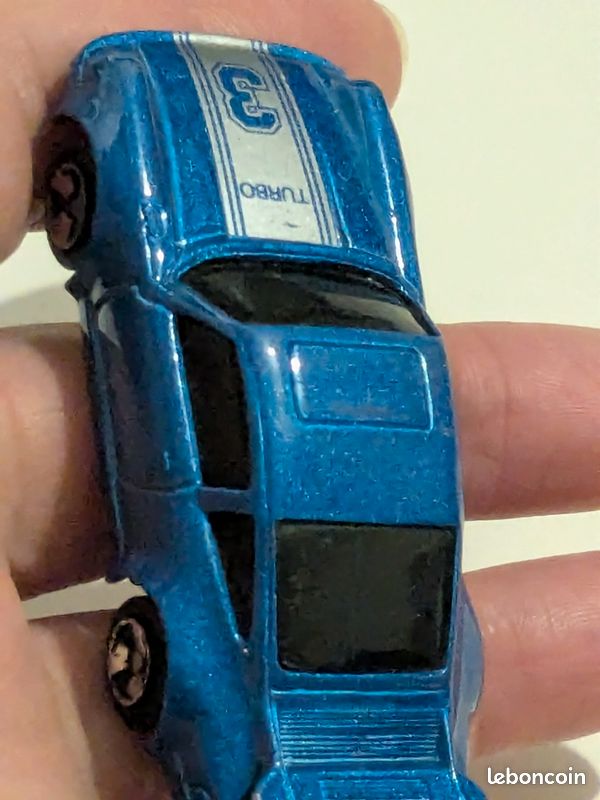 Voiture miniature Maisto, Porche 911 Turbo bleu (image 3)