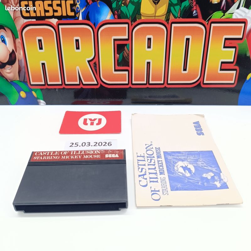 Jeu Sega Castle of Illusion Starring Mickey Mouse Sega master