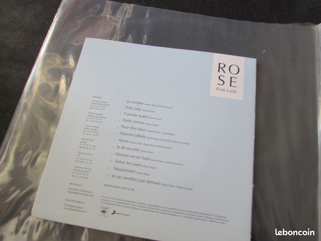 RARE CD Album PROMO ROSE - Pink Lady (image 3)
