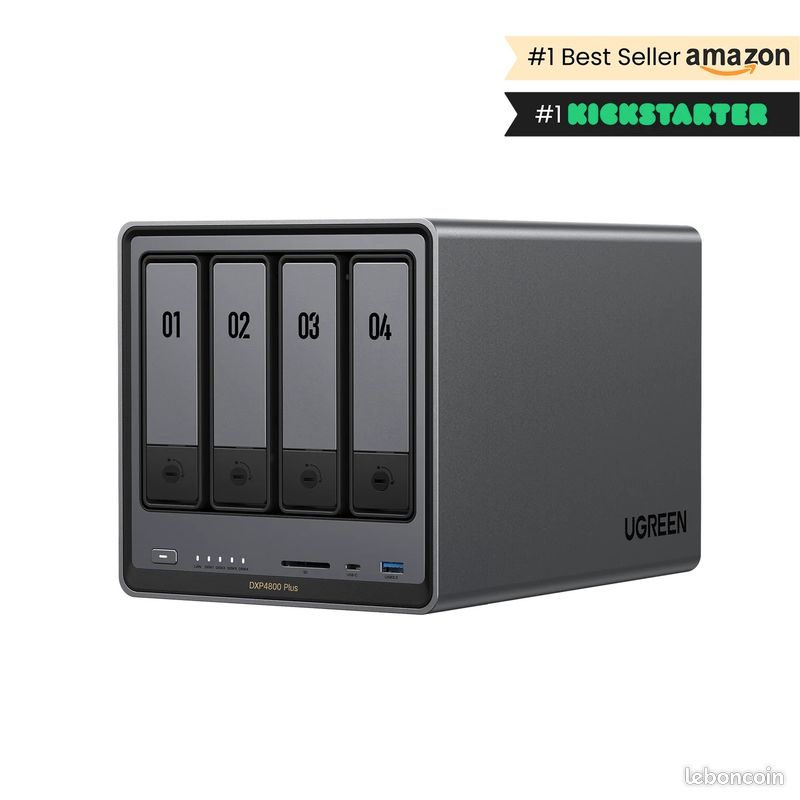 👉 UGREEN NASync DXP4800 Plus – NAS 4 Baies 136TB, Intel 5‑Cœurs, 10GbE Ultra‑Rapide (image 1)
