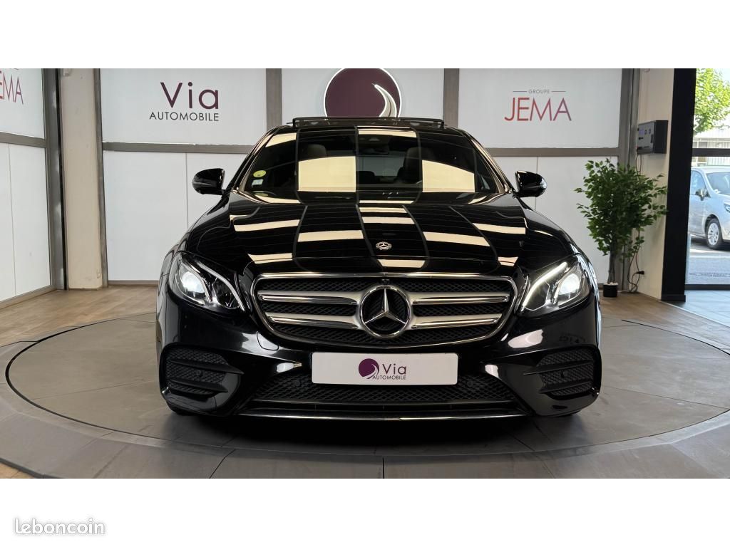 MERCEDES CLASSE E E 220 D - BVA 9G-Tronic BERLINE - AMG Line - TOIT OUVRANT - CAMERA 360 - ENTRETIEN COMPLET - 2EME (image 2)