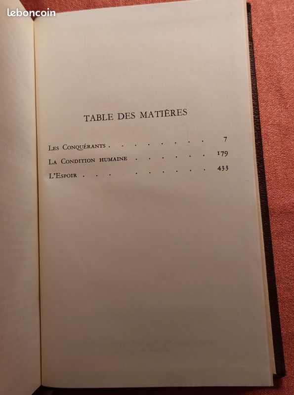 André Malraux Romans Bibliothèque de la Pléiade - nrf - éditions Gallimard - 1969 (image 5)