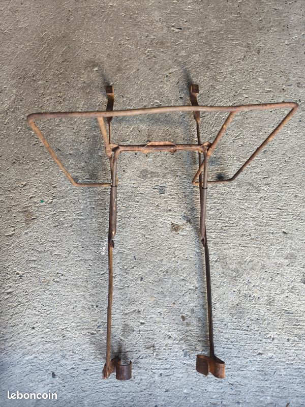 Ancien porte bagage repliable et adaptable pour très vieux vélo bicyclette (image 9)