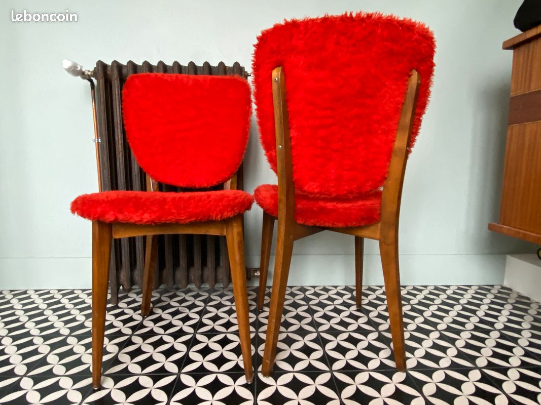 Paire de chaises années 50 (image 4)