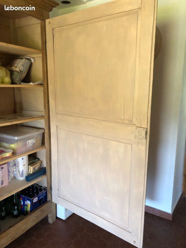 Bonnetière armoire ancienne bois (image 4)