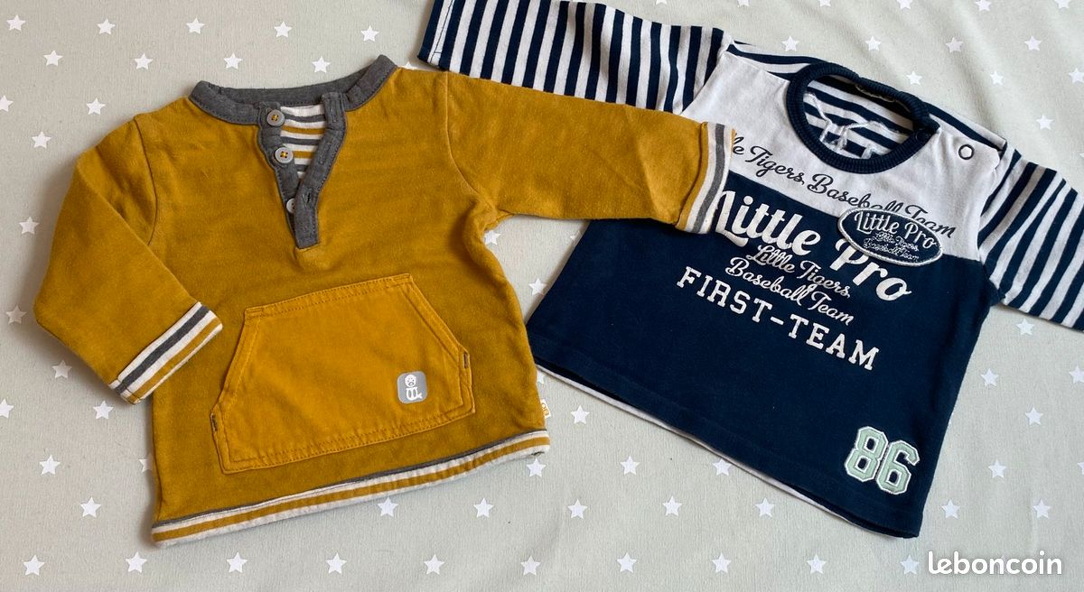 Lot de 10 vêtements taille 3mois (image 5)
