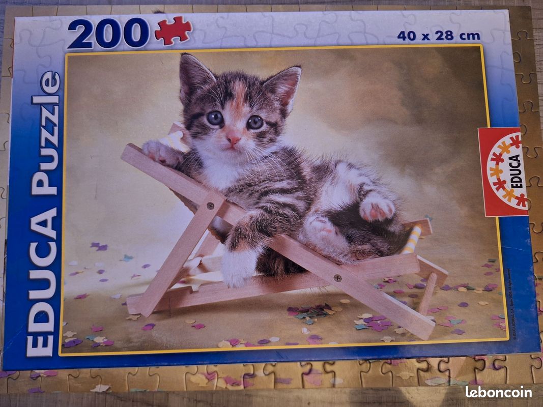 Puzzle Chaton 200 pieces (image 1)