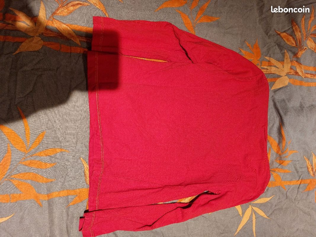 T-shirt ML rouge (image 5)