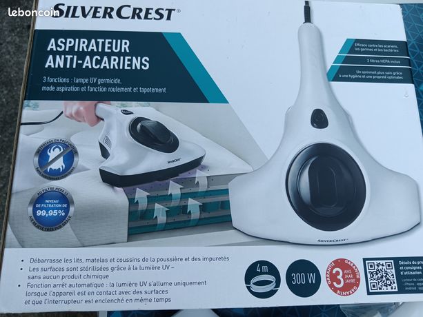 Aspirateur Anti-acariens JIGOO T600 – 700W, UV, Vibration, Chauffant – Sans Sac