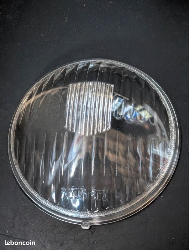 Verre De Phare Ancien Soubitez – Vintage Français, NOS, Pour Pièces Ou Collection