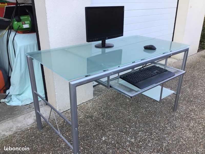 Bureau verre/ alu (image 1)