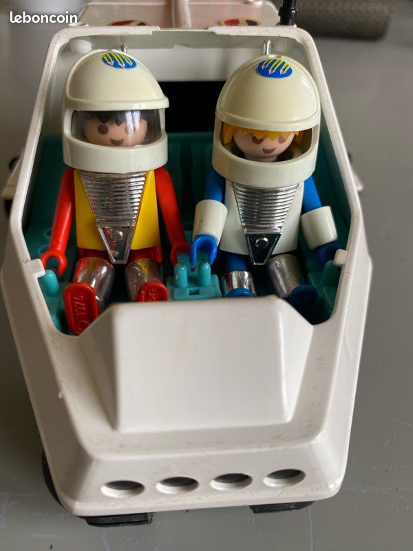 PLAYMOBIL VINTAGE PLAYMOSPACE cosmonaute blanc robot GE5P set 3591 de