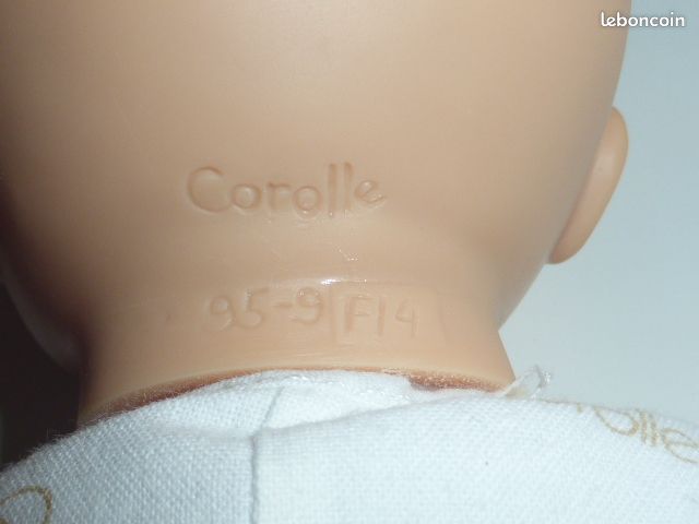 Corolle poupée bébé calin rieur 1995 95-9-F14 lapin bleu (image 7)