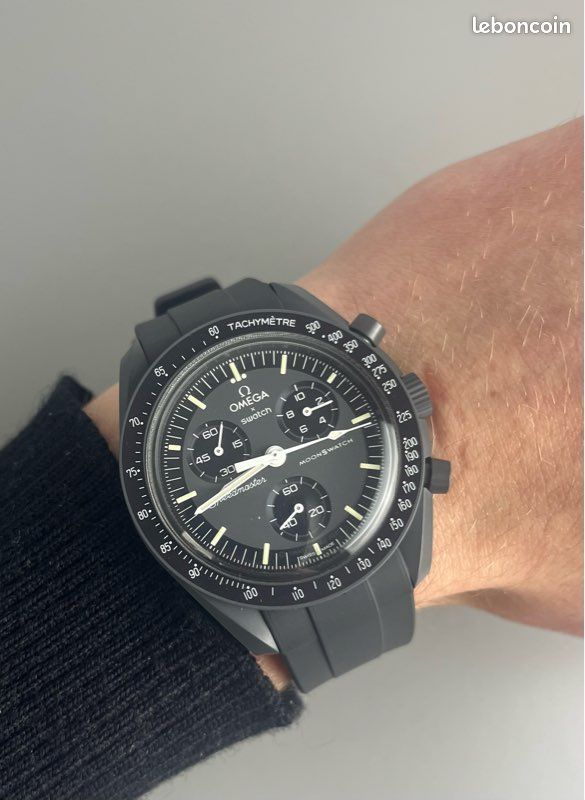 ✨Bracelet de montre en Silicone pour MoonSwatch Omega x Swatch