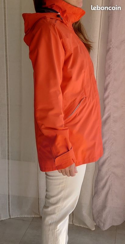 Veste de pluie imperméable pour femmes - Orange et bleu - Harley-Davidson Rimouski